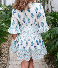 Debbie Katz - Brisa Block Print Dress