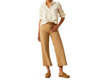 ARIAT Pocklington Long Sleeve Blouse in echoing motif - women's blouse