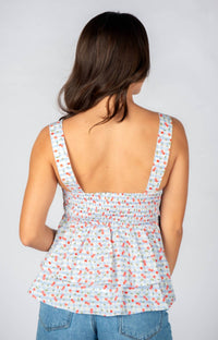 Sincerely Ours - Cherry Check Bella Tank Top
