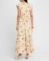 Derek Lam 10 Crosby - Victoria Belted V-neck Maxi Dress