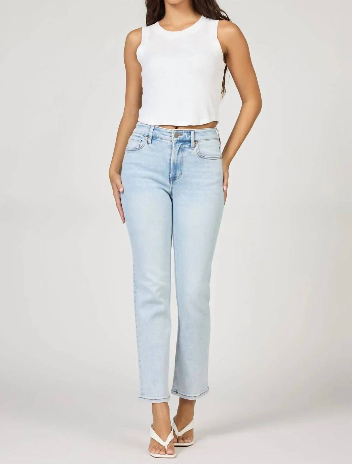 Dear John Denim - Anika Mid-rise Straight Leg Jeans