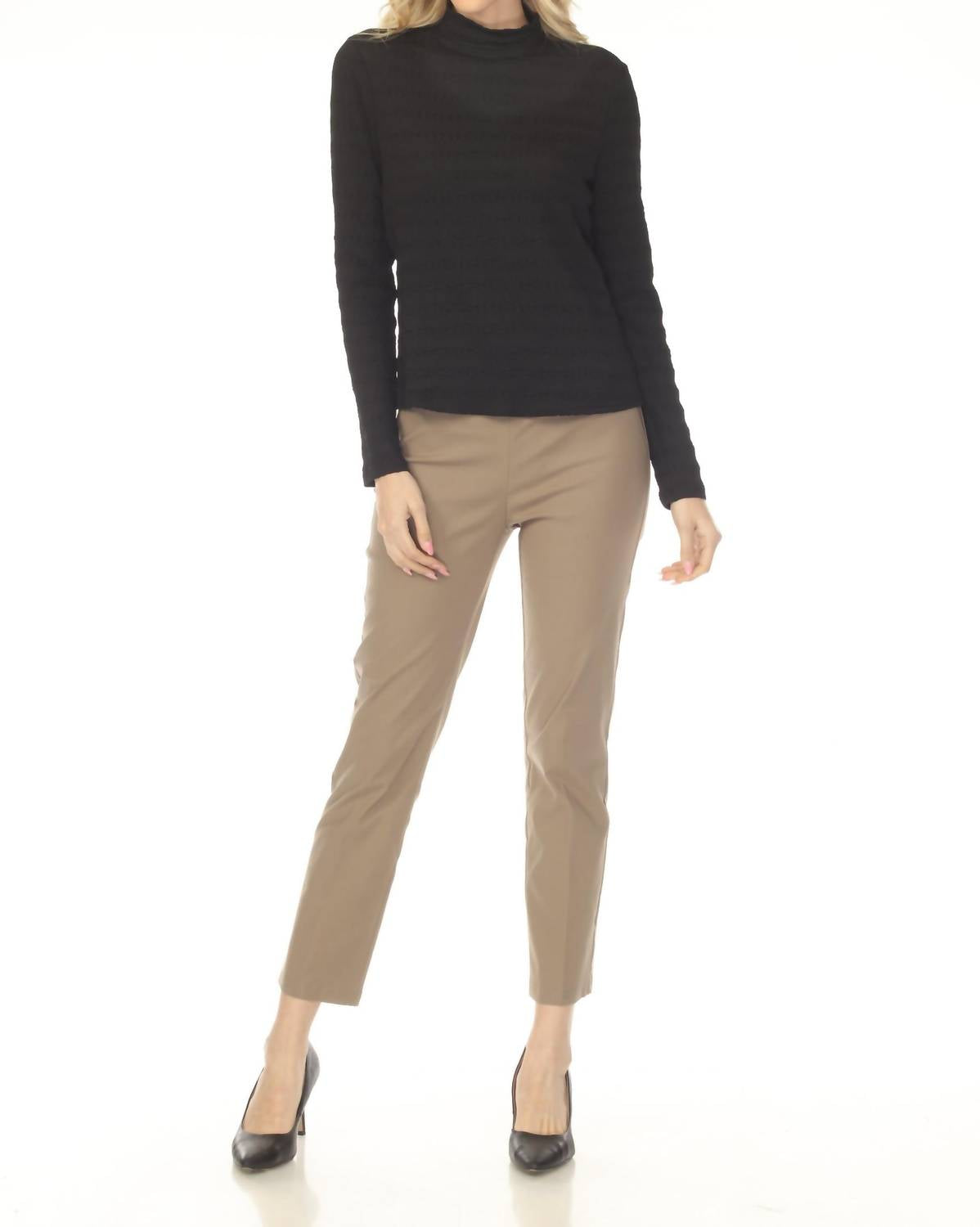 Joseph Ribkoff - Pull On Slim Straight Ankle Pants