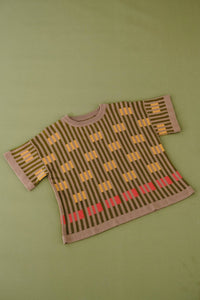 The Endery - Bauhaus Short Sleeve Sweater Tee