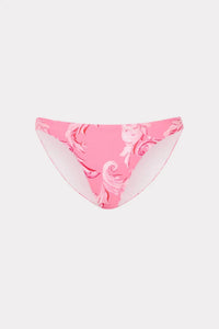 MILLY Women's Canopee Bikini Bottom in pink - women's bikini bottom - detail view