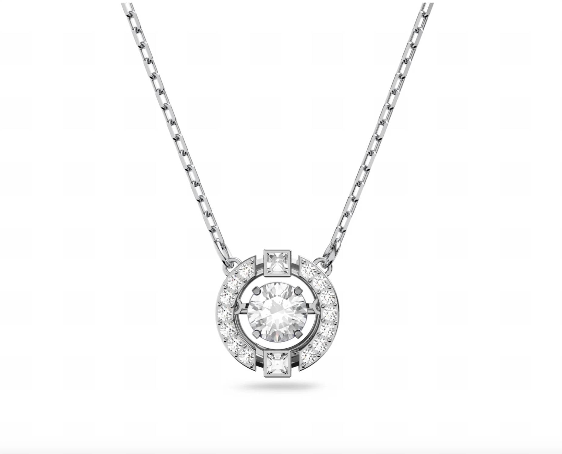 Swarovski - Women's Una Floating Crystal Pendant Necklace