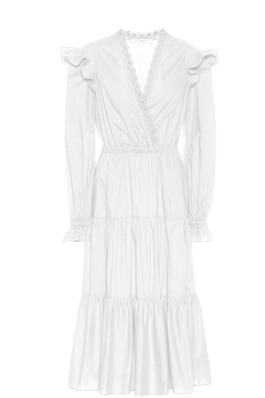 Philosophy Di Lorenzo Serafini - Cotton Long Sleeve Dress