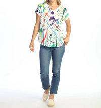 Jess & Jane - Cap Sleeve Top