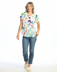 Jess & Jane - Cap Sleeve Top