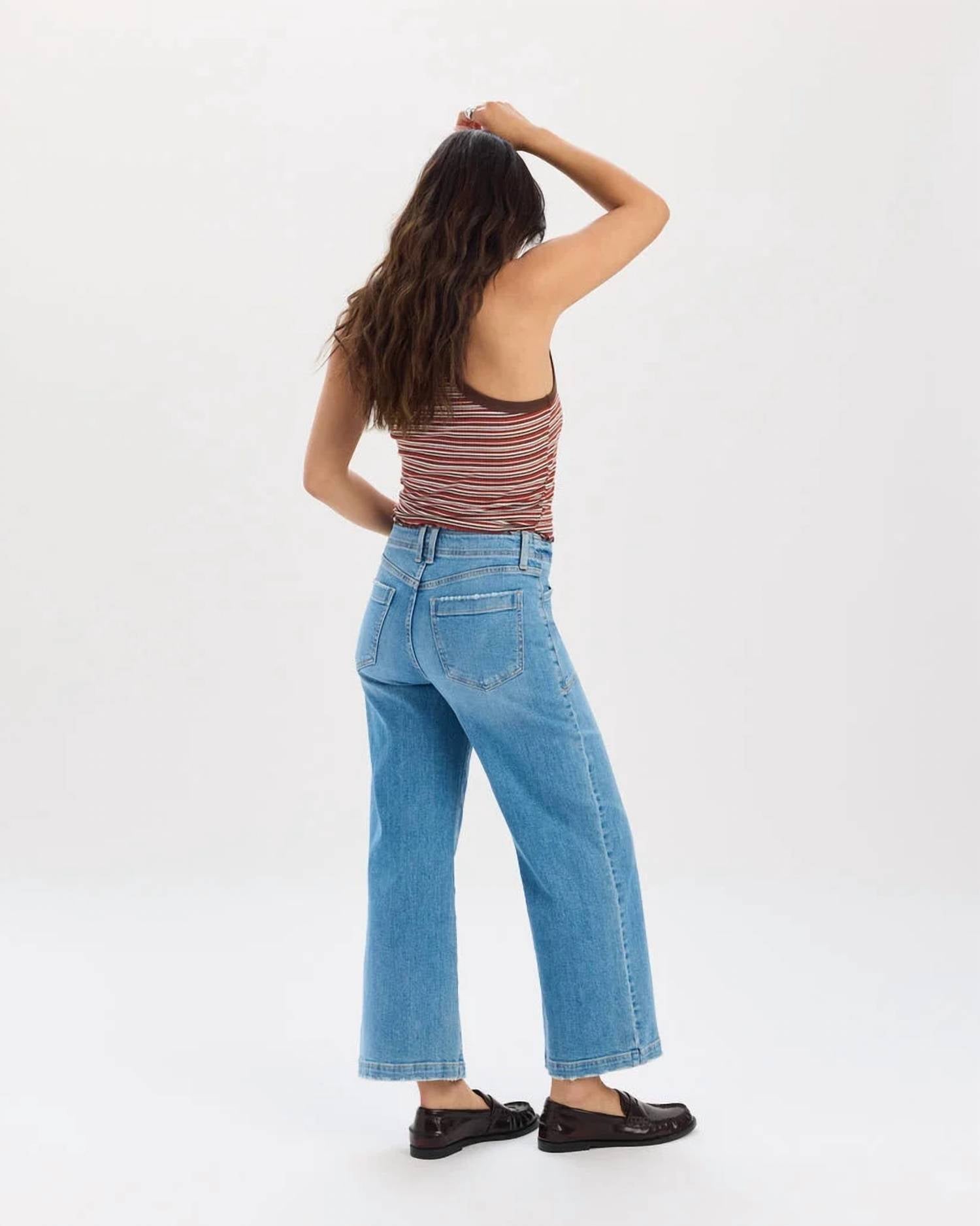 Daze - Valley Girl Wide Leg Ankle Jeans