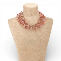 Bijoux Envie - Women's Beaded Collar Necklace