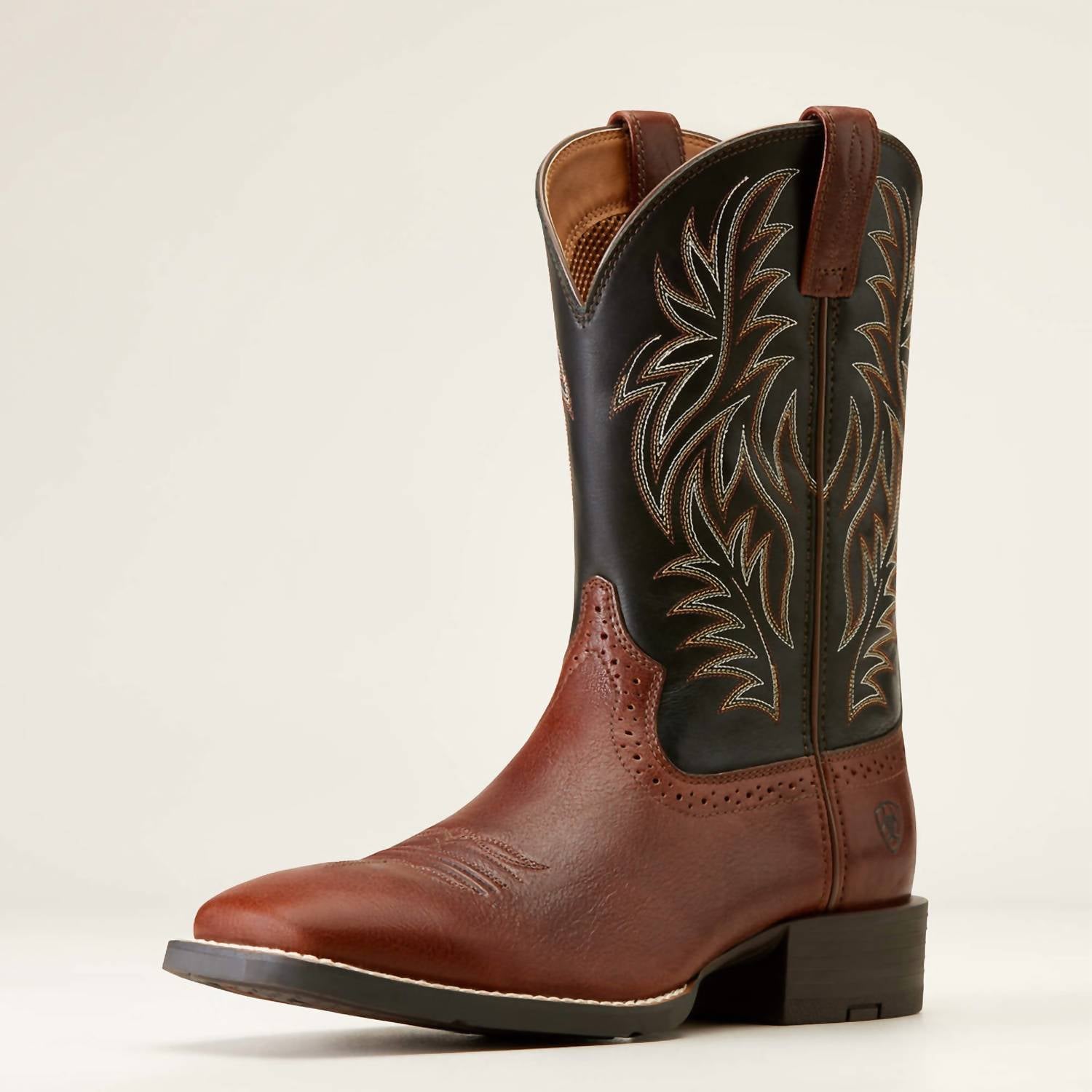 ARIAT Men's Sport Wide Square Toe Western Boots in brown - men's boots - alternate view