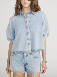 Frame - Billow Sleeve Denim Shirt