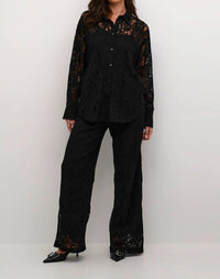 Kaffe - Kanelly Lace Collared Shirt