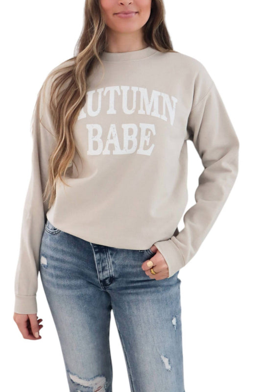 Meraki Out West - Autumn Babe Crewneck Top