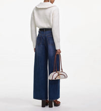 Self-Portrait - Bleached Denim Jeans