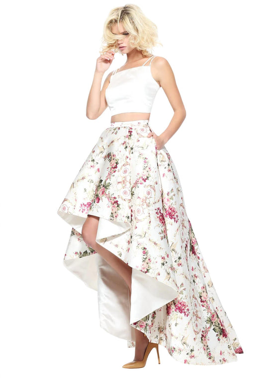 Sherri Hill - Floral Print Prom Dress