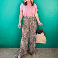 Dress Forum - Ashley Looped Belt Wide Leg Pants