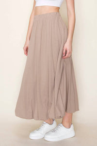 Tres Bien - Cotton Bubble Midi Skirt