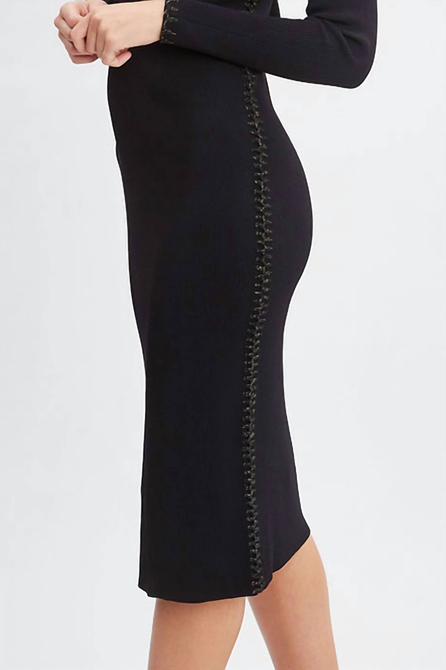 Elie Tahari - Rib Knit Dress