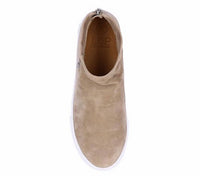 L'amour Des Pieds Women's Kaila Suede Bootie in taupe - women's shoe - alternate view