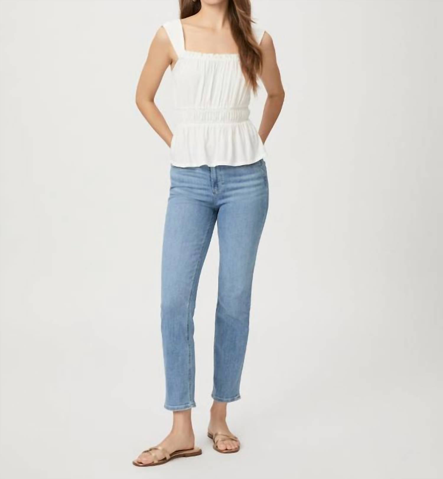 Paige - Cindy Straight Leg Jeans