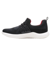 Clarks Women's Nova Ave Sneaker in black textile - women's sneaker - alternate view