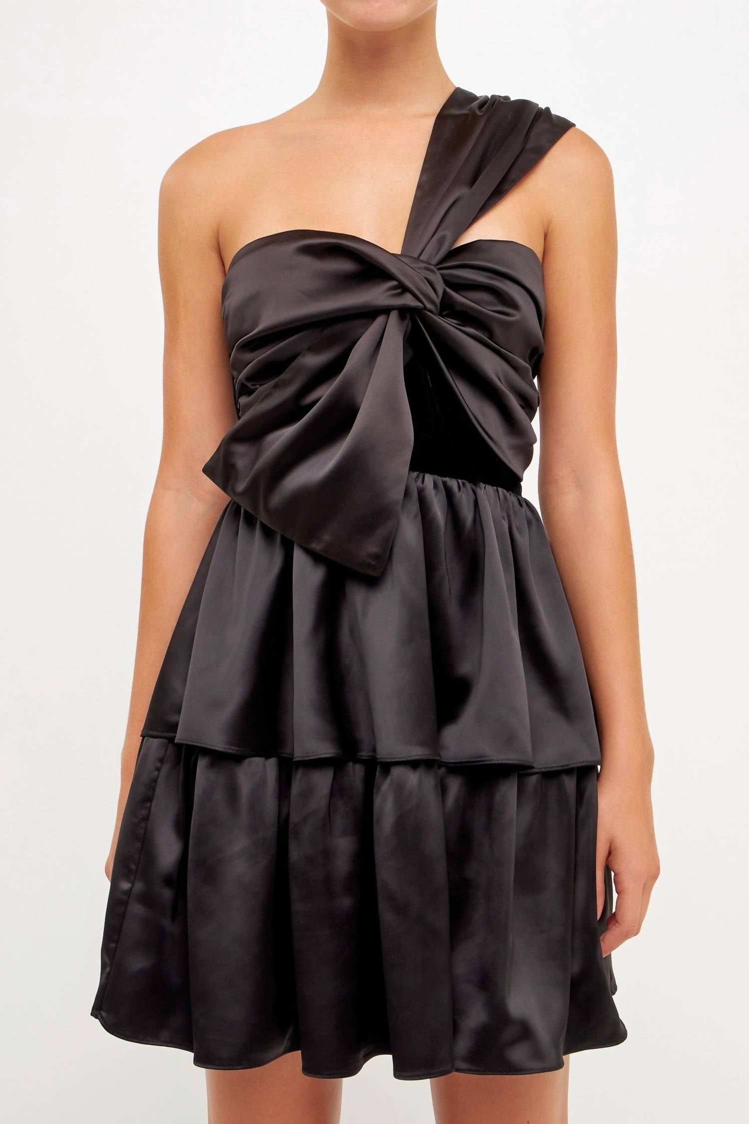 Endless Rose - Blair Bow Tie Mini Dress