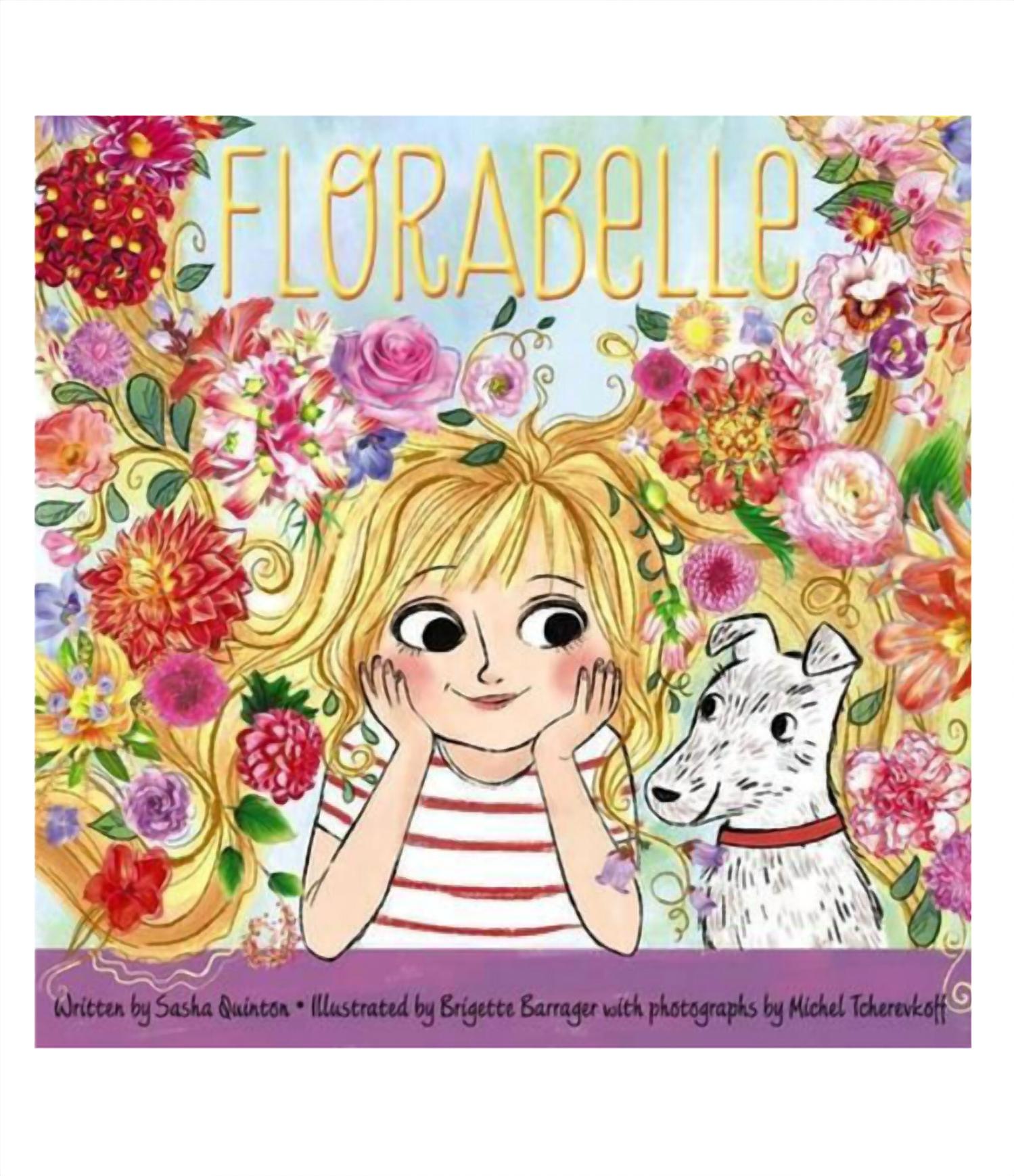 Books To Bed Girl's Florabelle Pajama And Book Set in pink - kids' sleepwear - detail view