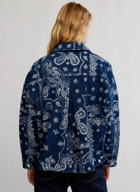 Free People - Opal Swing Printed Denim Jacket