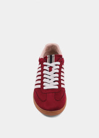 Shu Shop - Women's Stevie Striped Suede Sneakers
