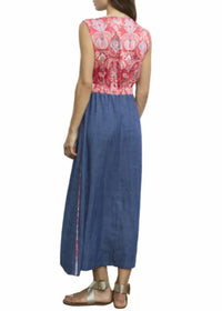 Aldo Martins - Long Sleeveless Effect Dress
