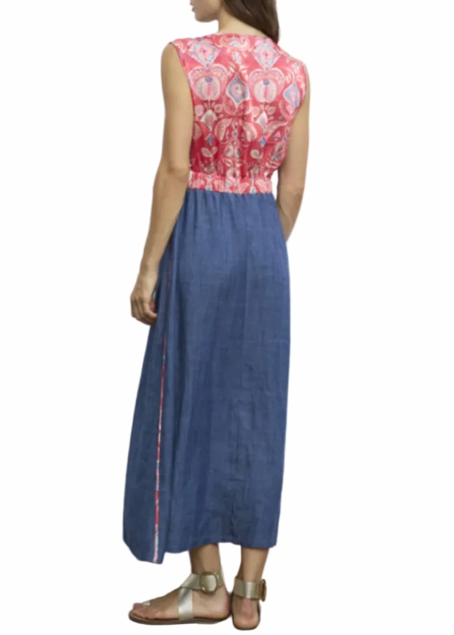 Aldo Martins - Long Sleeveless Effect Dress