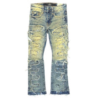 Jordan Craig - Kid's Stacked Python Denim Jeans