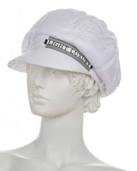 Beate Heymann Women's Quilted Cap in white - women's hat