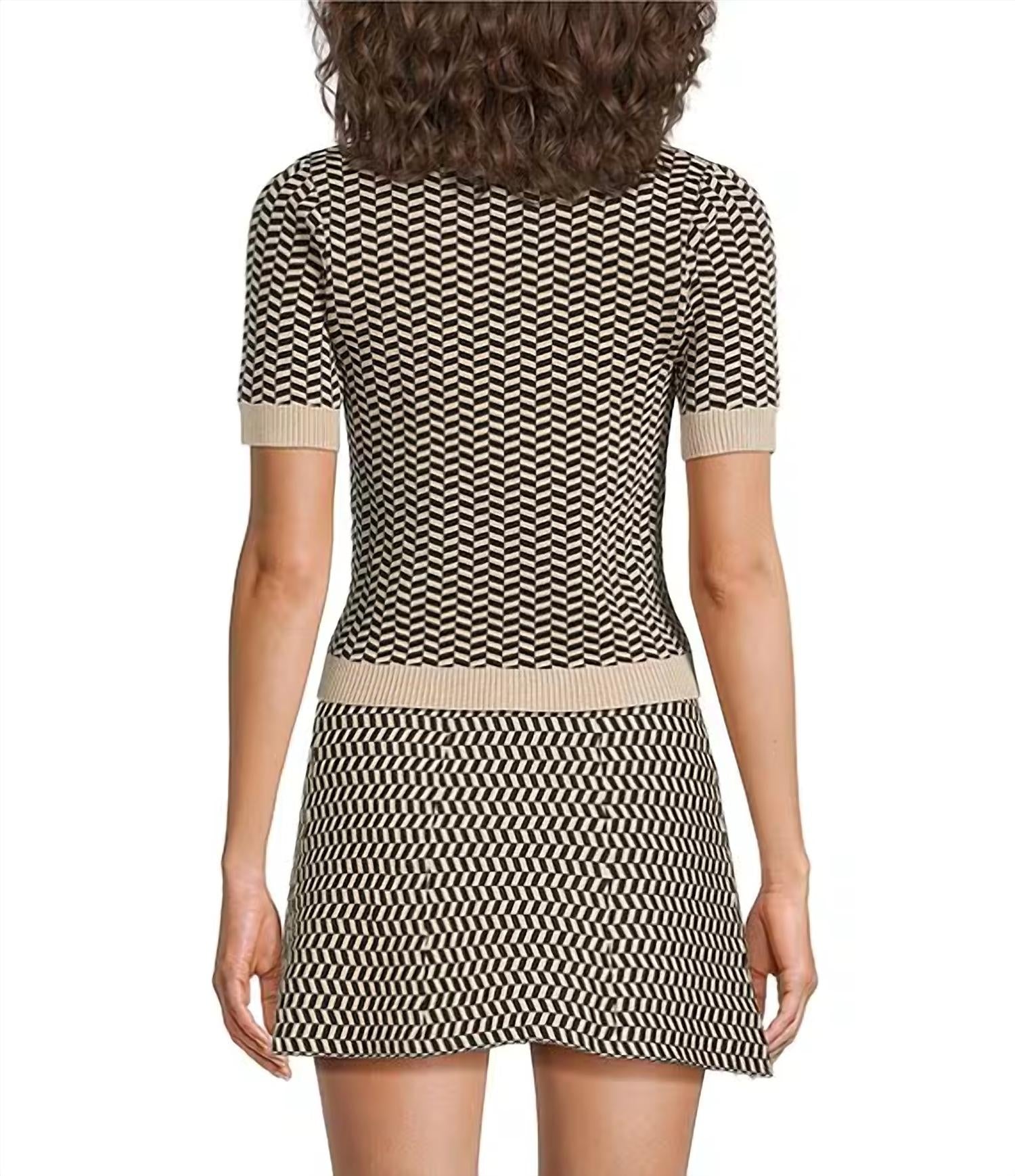 Lucy Paris - Warren Knit Top and Skirt Set