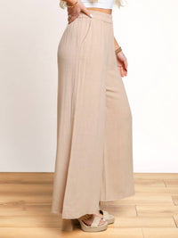 Hyfve - Sienna Linen Blend Wide Leg Pants