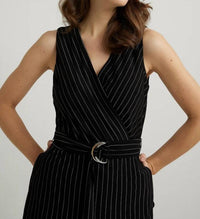 Joseph Ribkoff - Pinstripe Sleeveless Jumpsuit