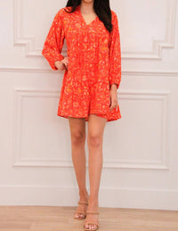 Day + Moon - Easy Breezy Floral Ruffle Dress