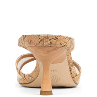 DONALD PLINER Women's Remixx Sandal in natural cork - women's sandal - detail view