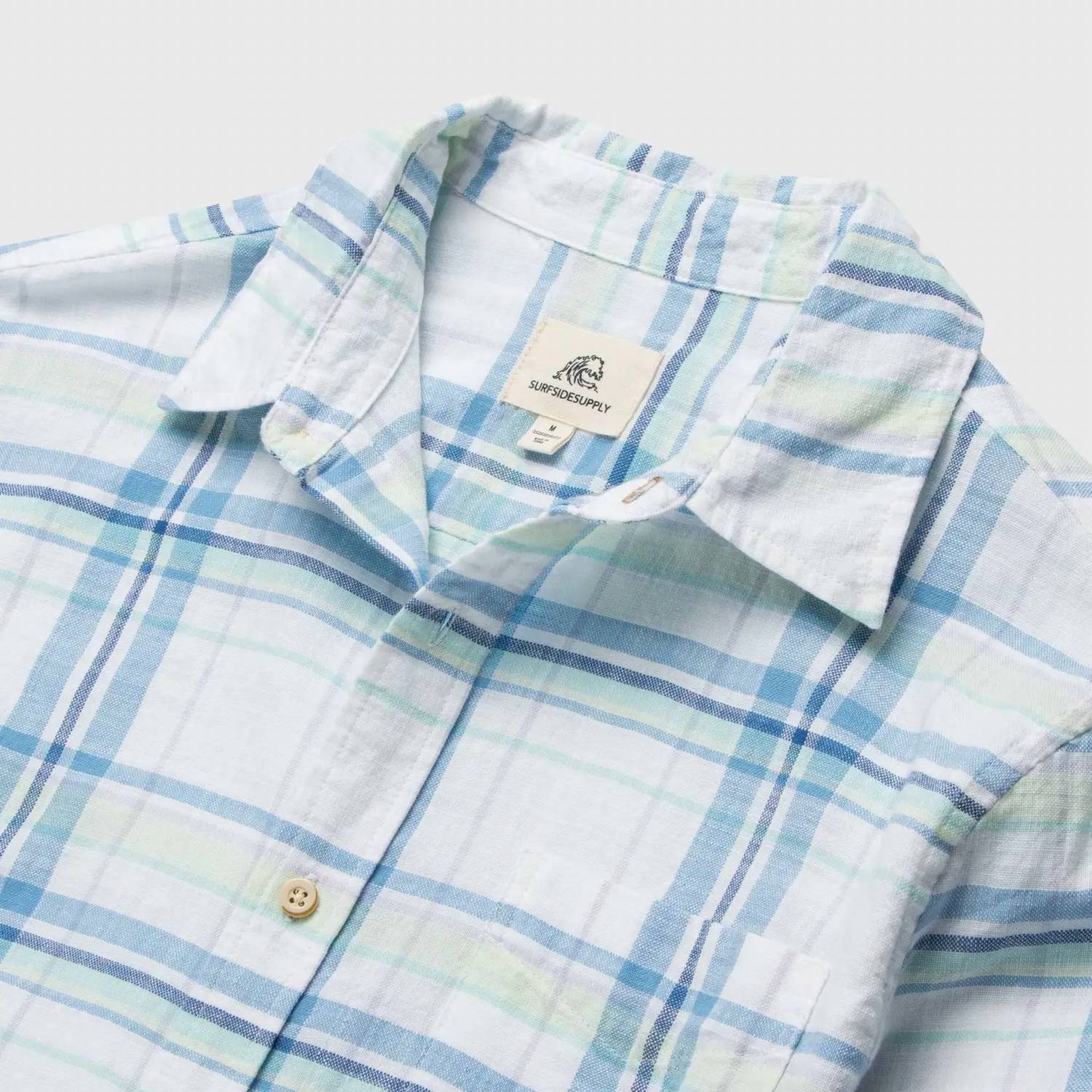 Surfside Supply - Men's Brian Slub Plaid Shirt