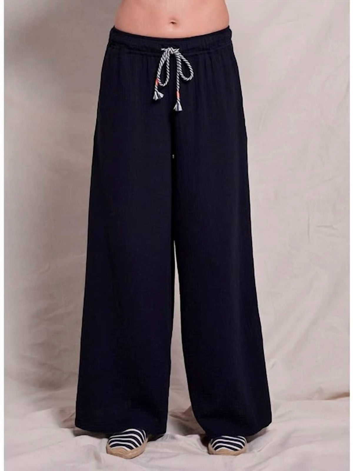 Sundry - Drawstring Wide Leg Pant