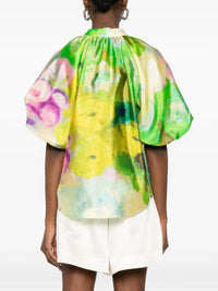 Psophia - Tie neck blouse