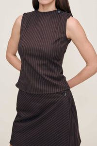 Dl1961 - Women'S - Tailored Twill Sleeveless Top