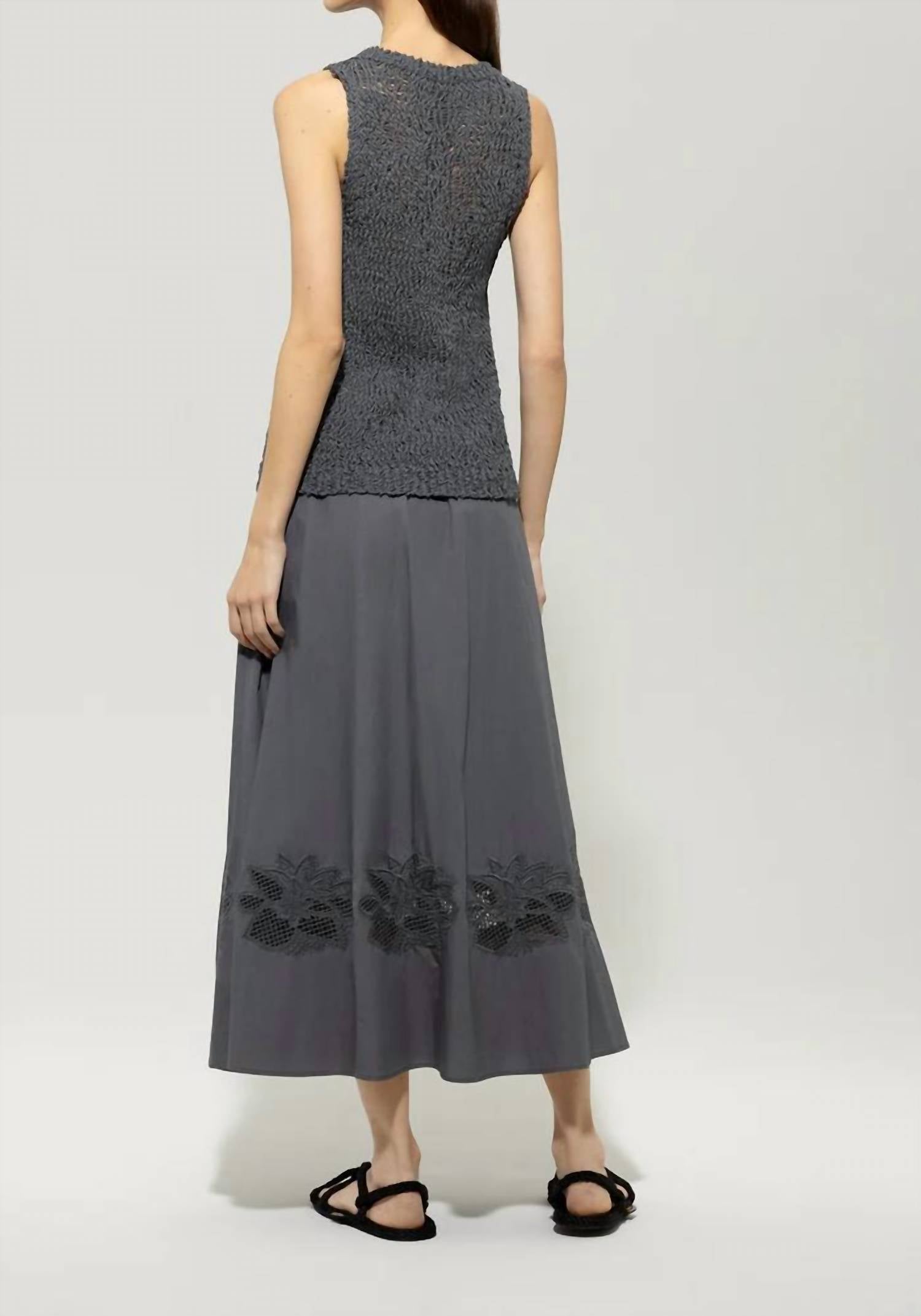 Luisa Cerano - Skirt with embroidery