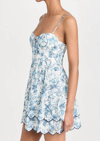 Alice + Olivia - Daisy Tiered Ruffle Mini Dress