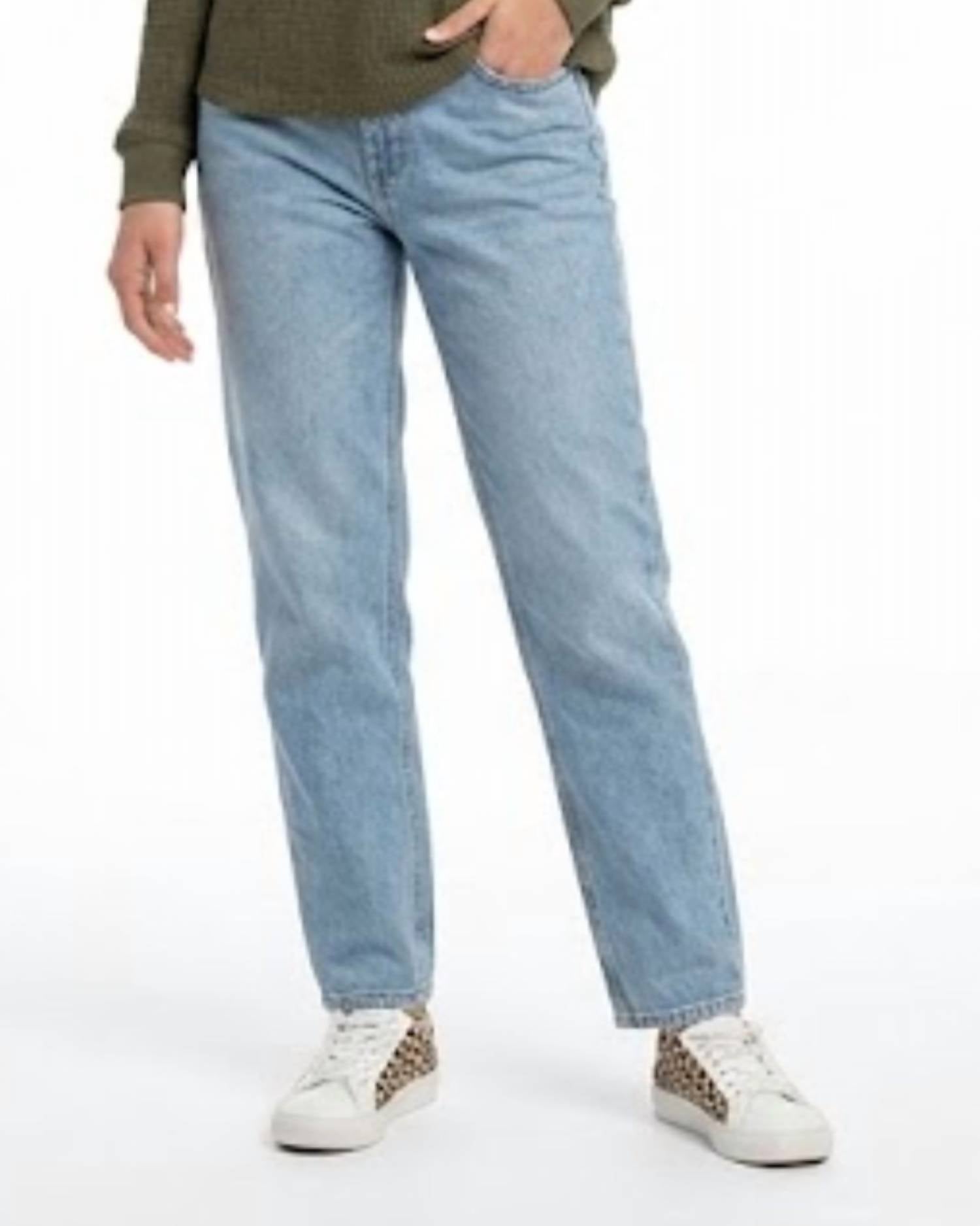 Risen - Mid Rise Wide Leg Jeans