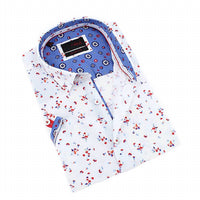 Eight X - Rose Print Short Sleeve Shirt