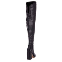 Andrea - Women's Over The Knee Leatherette Boots