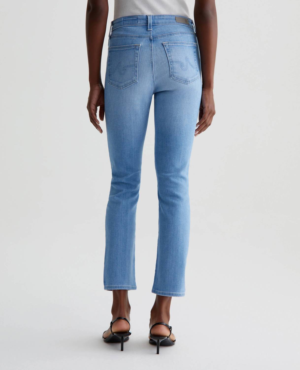 AG Jeans Mari Crop Jean in palm beach - women's jeans - alternate view