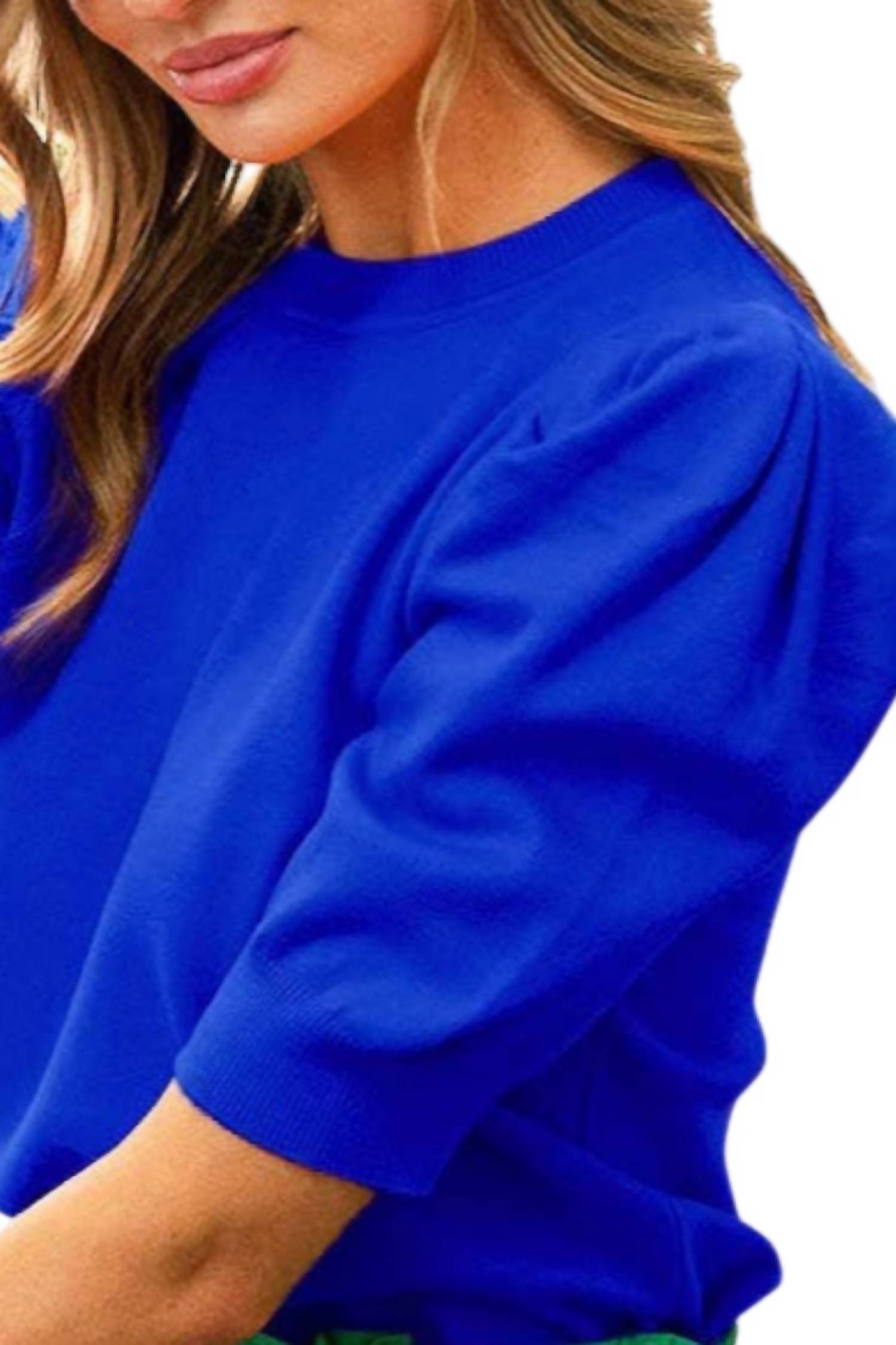 Vine & Love - Puff Short Sleeve Sweater